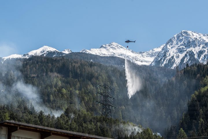 Erhebliche Waldbrandgefahr vor allem in südgerichteten, schneefreien Bereichen Tirols
