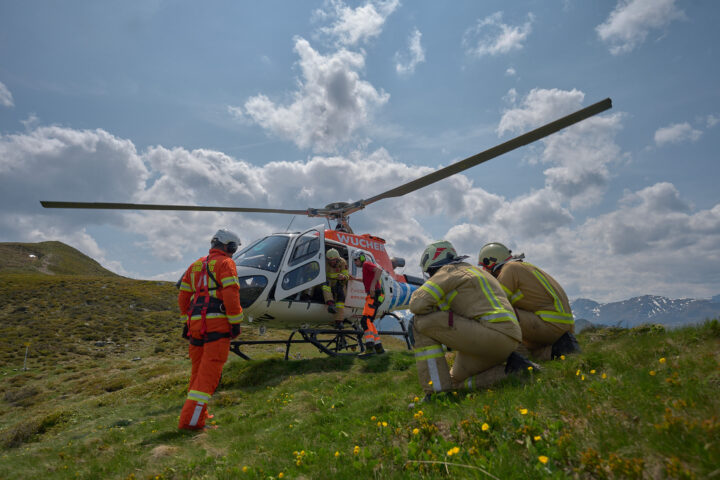 Waldbrand am Axamer Kögele