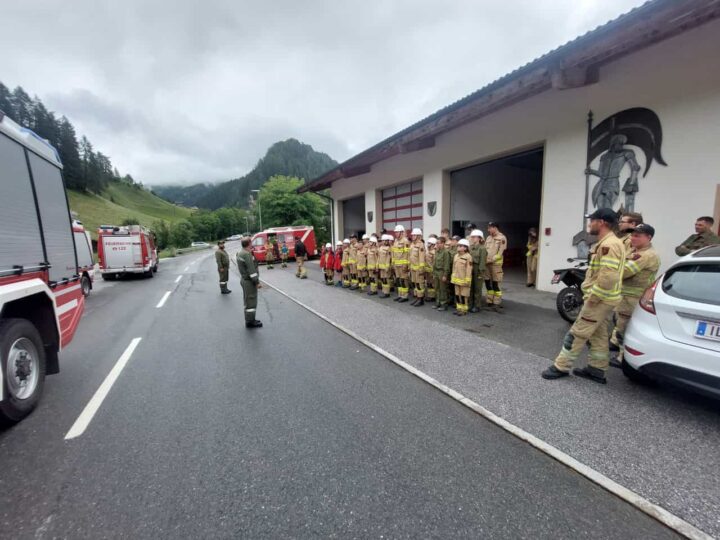 Übungstag der Feuerwehrjugend in Innernavis