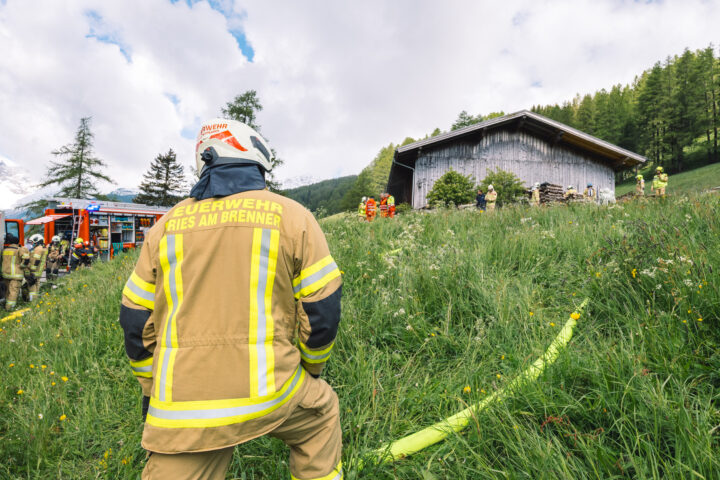 Brand Bauernhof in Obernberg am Brenner